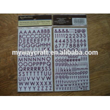 2015 wholesale glitter alphabet stickers